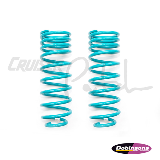 Dobinsons 100 Series Land Cruiser Rear Coil Spring Pair (teal)