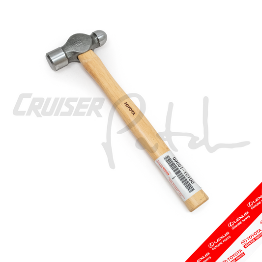 Toyota 450g steel ball-peen hammer (wooden handle)