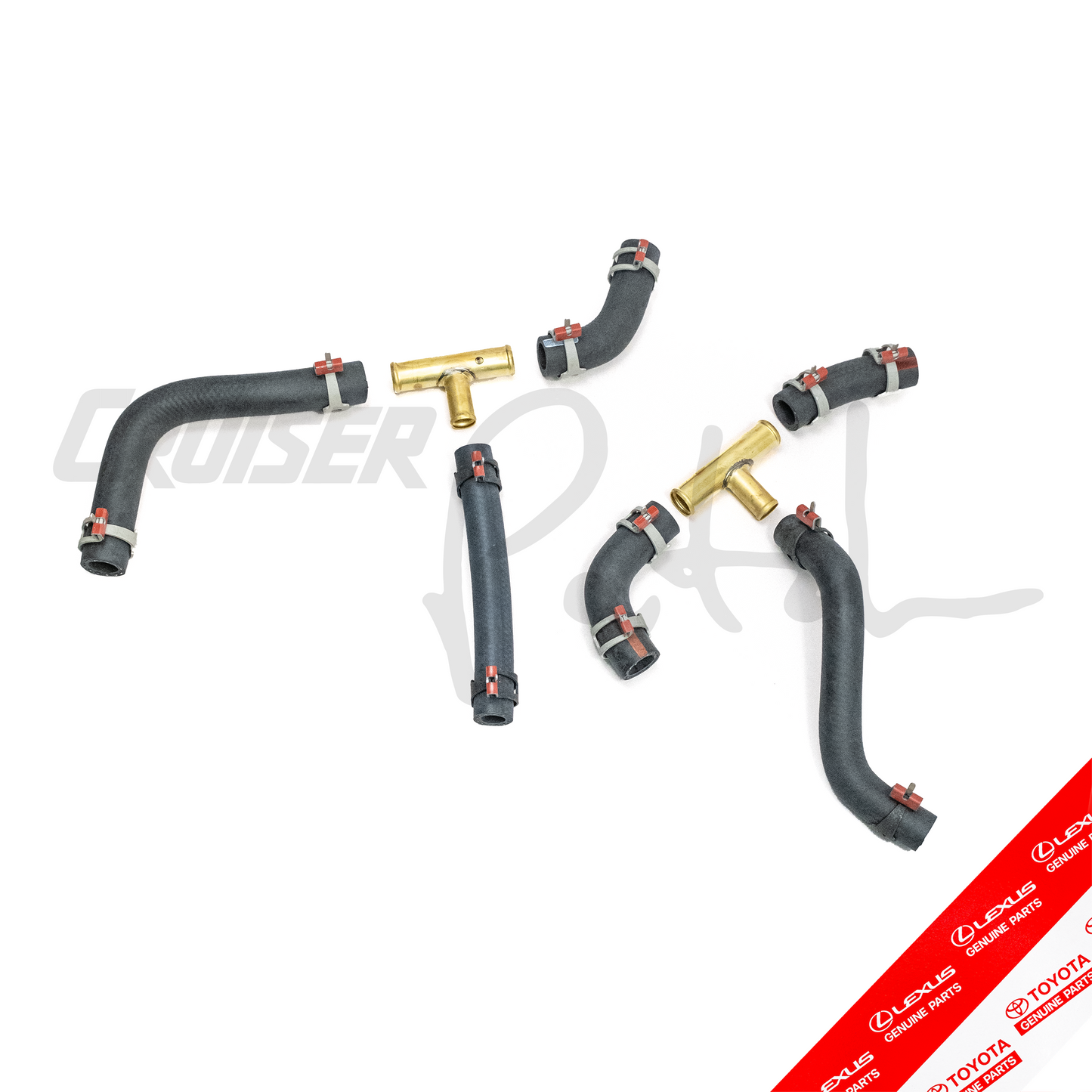 100 Series 2UZ-FE Heater Tee Hose Kit