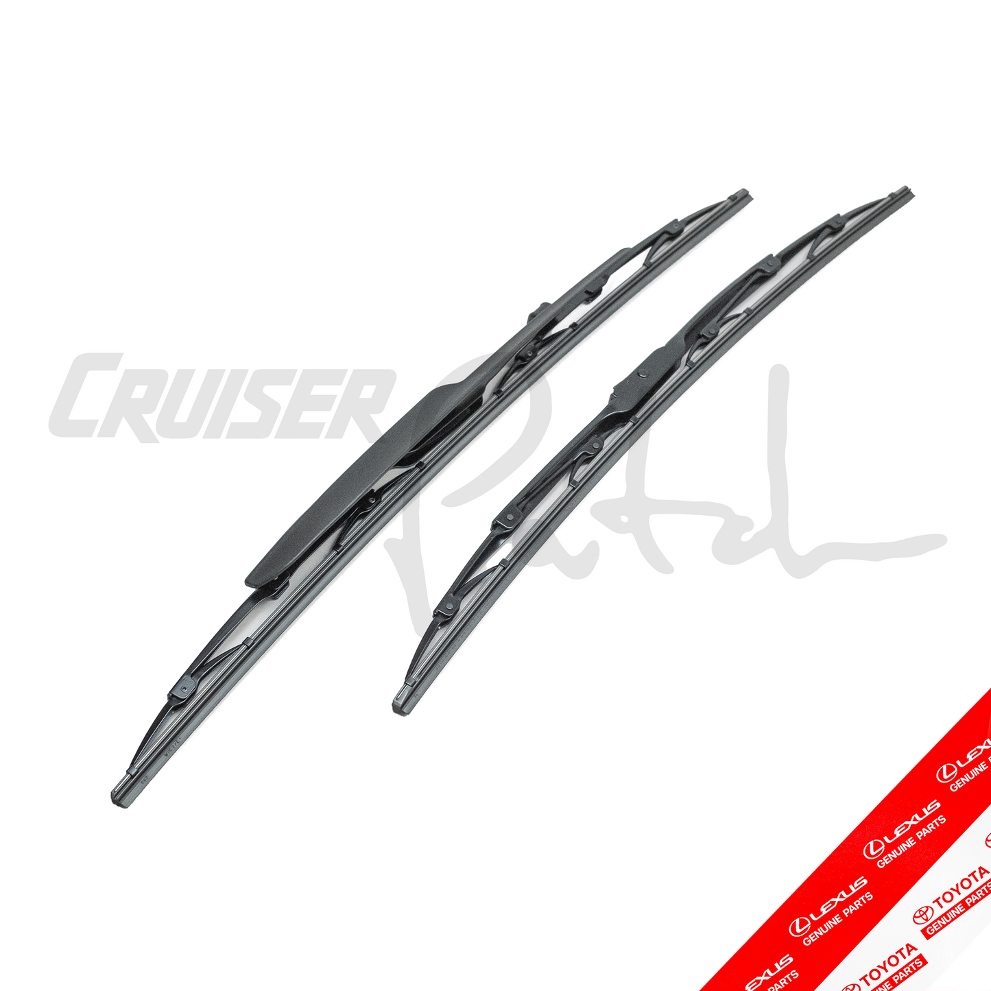 100 Series OEM Front Wiper Blade and Arm Upgrade Kit