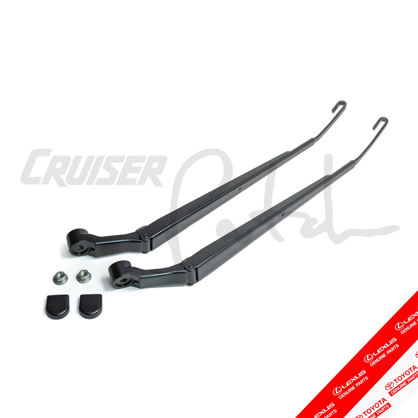 100 Series OEM Front Wiper Blade and Arm Upgrade Kit